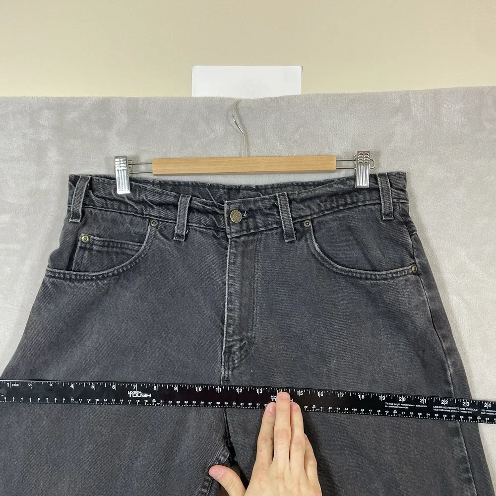 Vtg PRSN BLU Prison Blues Black Jeans Mens 36 (fit 35x27) Faded 90s USA Made